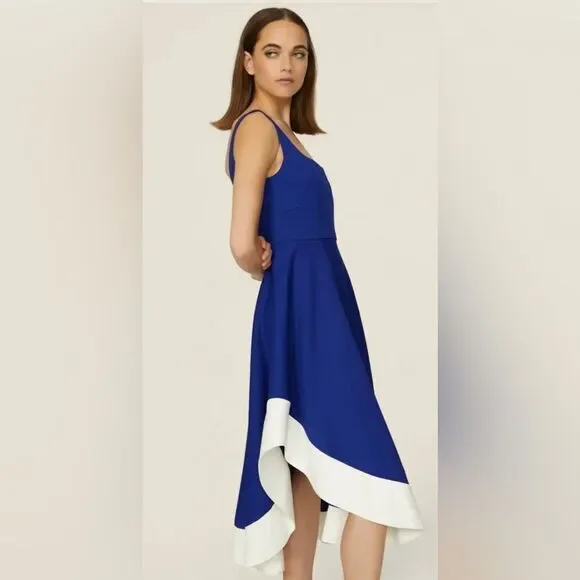 Esteban Cortazar Collective Blue Flamenco Dress Size 10